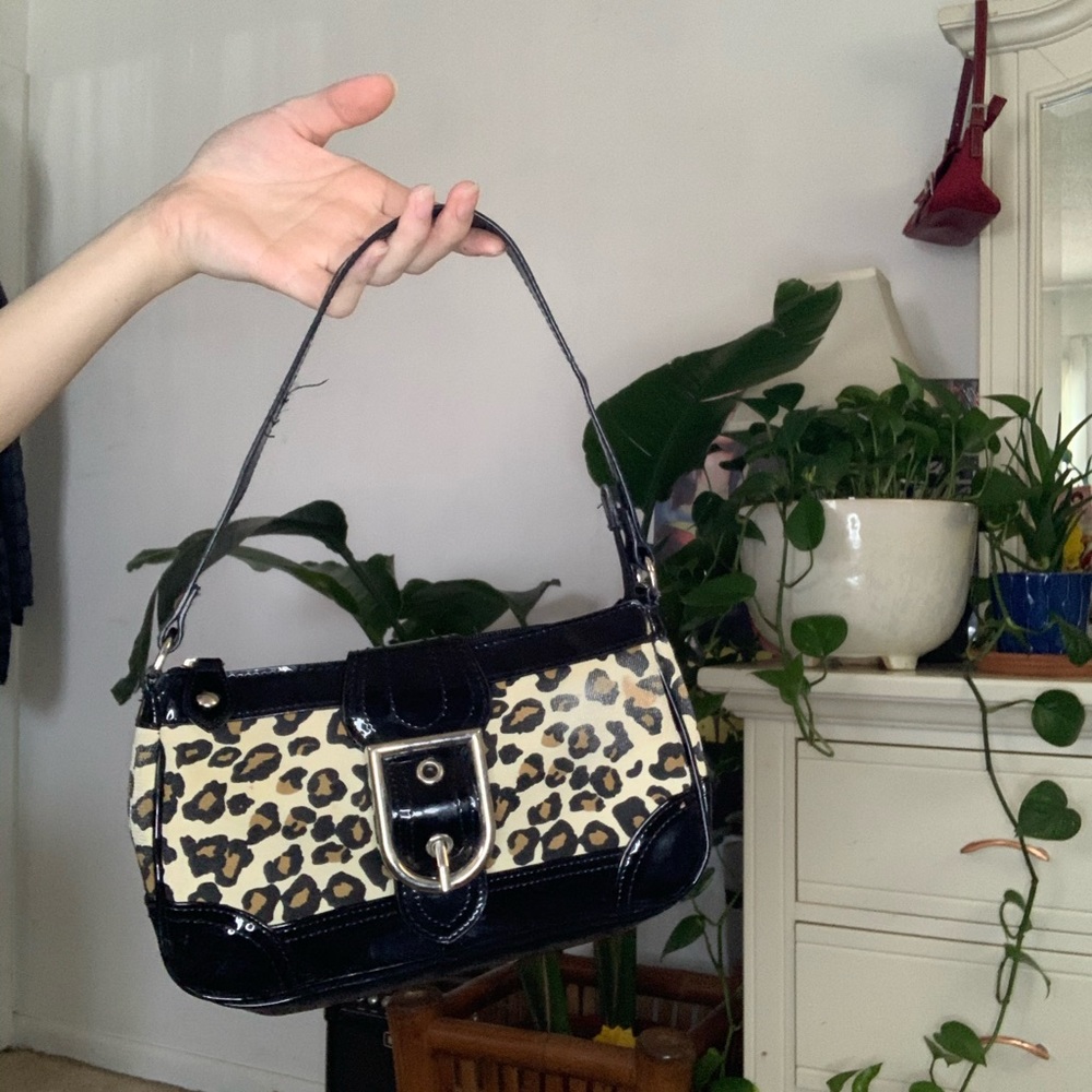 Leopard print bag